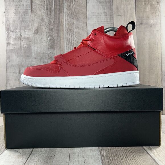 jordan fadeaway gym red